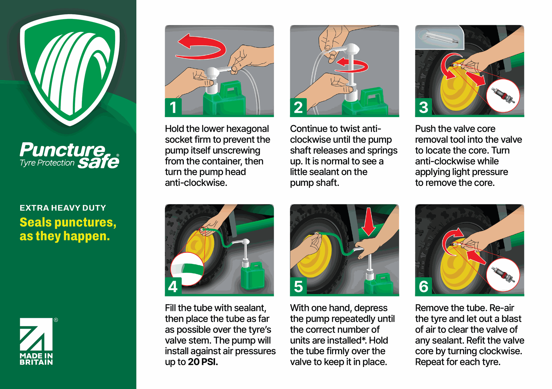 How to Install Puncture Safe